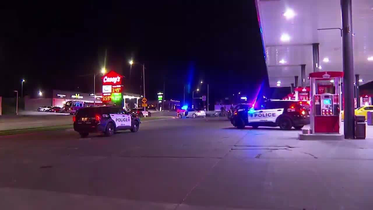 Scene video: 1 injured, 2 in custody after crash at Omaha gas station ...