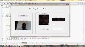 Driver Fatigue Detection System matlab