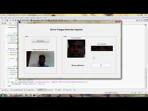 Driver Fatigue Detection System matlab