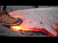 What you can learn from a quick step on hot lava