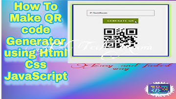 How to make QR code Generator using Html Css JavaScript || In 5 minutes|| P-TechRoom