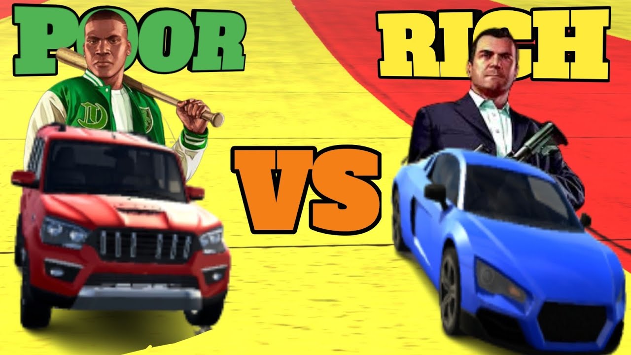 CAR RACE BETWEEN POOR VS RICH MAN | Indian Bikes Driving 3d Gameplay #1 ...