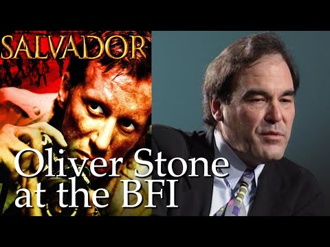 Oliver Stone at the BFI about ’Salvador’ with Jon Pilger 1994