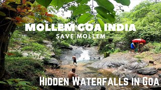 MOLLEM GOA INDIA | Three Different Hidden Waterfalls In Mollem | Chasing waterfalls 2021| Go Pro |