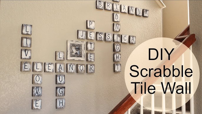 Cool Craft: Scrabble Name Tiles - How to Nest for Less™