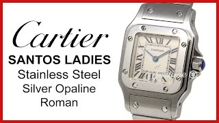 cartier women's santos galbee watch