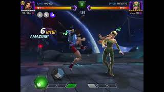 America Chavez vs Enchantress Node 10 Masochism/Vigorous Assault AW Mcoc