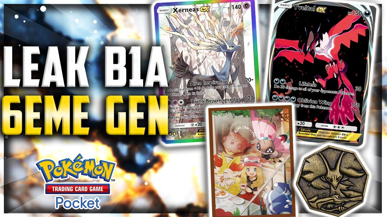 LEAK 6G POUR B1a, PACK 1000 POKE COINS, 2 NOUVEAUX MEGA ? Sur Pokemon TCG POCKET