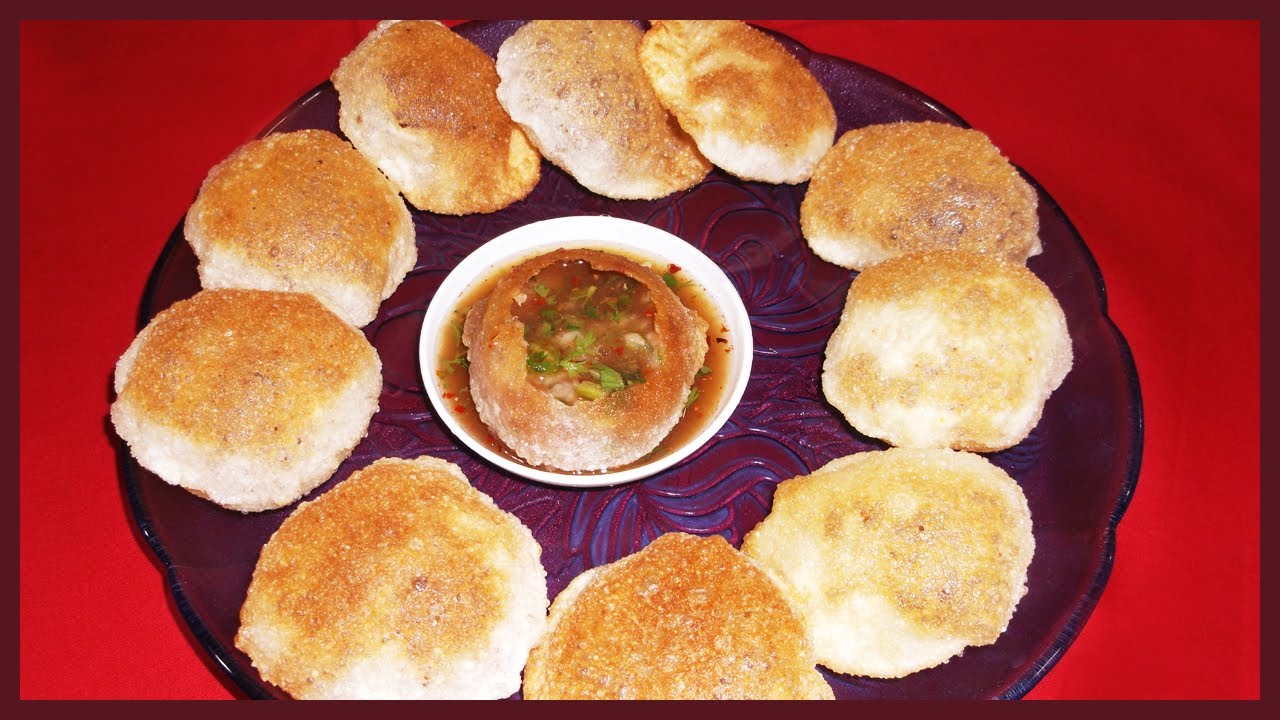 Pani Puri (GolGappa) Recipe Every Indian Girl's all time favourite Chat Recipe Gol Gappa