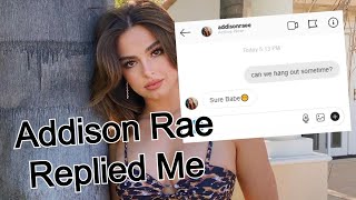 Addison Rae Messaged Me | DM'ing 100 Celebrities