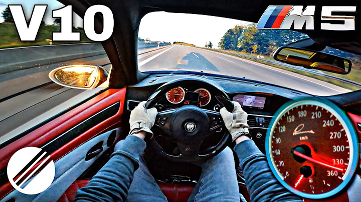 700HP BMW M5 E60 V10 BI-KOMPRESSOR TOP SPEED DRIVE ON GERMAN AUTOBAHN 🏎