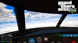 GTA 5 «ПОЛЁТ НА САМОЛЁТЕ » Релакс 🔥 1080p (Relaxing Flight)