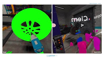Virtual Reality Multiplayer demonstration