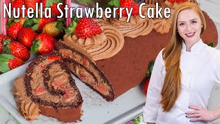 Get the recipe:
https://tatyanaseverydayfood.com/recipe-items/nutella-strawberry-roulade/
decadent chocolate nutella strawberry roulade! this incredible choc...