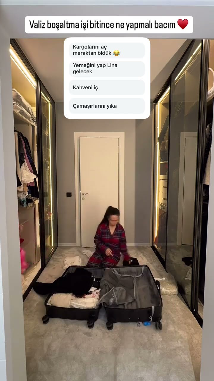 Valiz boşaltma işi bitince ne yapmalı bacım ❤️