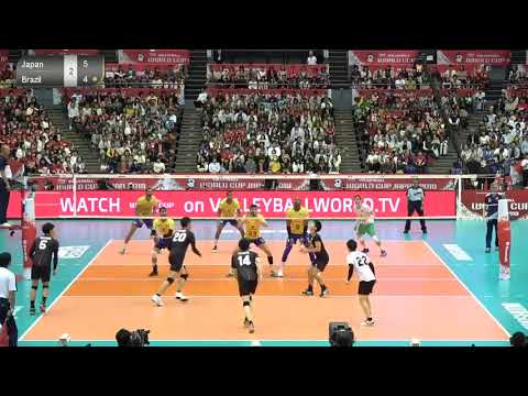 JAPAN v BRAZIL | FULL | OCT 14 | 2019 WORLD CUP | MEN'S VOLLEYBALL