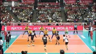 JAPAN v BRAZIL | FULL | OCT 14 | 2019 WORLD CUP | MEN'S VOLLEYBALL