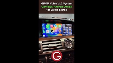 GROM VLine VL2 System add CarPlay Android Auto to Lexus GS 350 2015 2016 2017 2018 2019 2020 #shorts