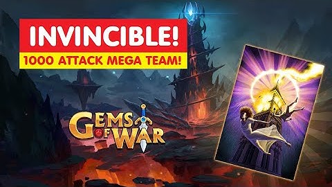 Gems of War Tower of Doom 1000 Attack SUPER Team! Guide and Best Strategy?