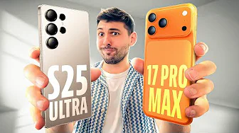 iPhone 17 Pro Max VS Galaxy S25 Ultra : qui GAGNE ?
