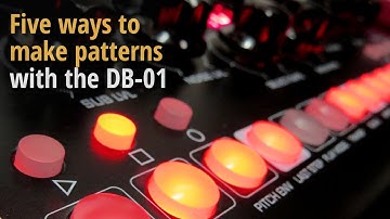 Five ways to make patterns with the DB-01