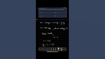 An object with mass 500 g moves along the x-axis with speed v=4xv = 4\sqrt{x}v=4x​ m/s.#pw #riemann