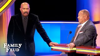 Warrick jeopardizes his marriage on the Feud!! by Family Feud 30,955 views 3 days ago 2 minutes, 48 seconds