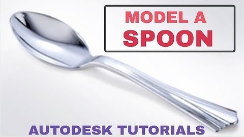 MODELLING OF SPOON IN EASIEST WAY | LEARN | 3DS MAX | AUTODESK TUTORIALS