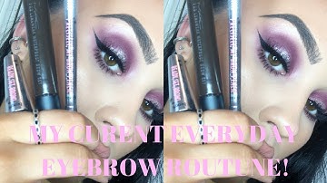 MY EVERYDAY BROW ROUTINE 2018 | Abigail Tamsin