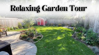 Relaxing August Garden Tour to music - no talking Relaxing August Garden Tour to music - no talking
