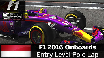 F1 2016 Entry Level - Round 05 GP Monaco - Pole Lap/Onboard Lap - rFactor 2