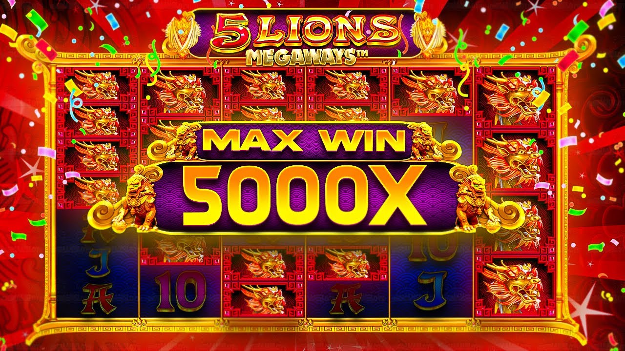 WORLD RECORD *MAX WIN* On 5 LIONS MEGAWAYS!! (SUPER RARE) - YouTube