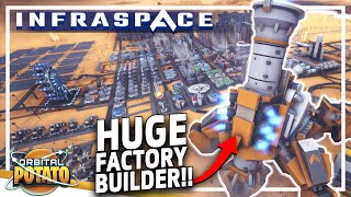 MASSIVE City & Factory Builder - Infraspace!! -  Automation Transportation Colony Sim [Full Release]
