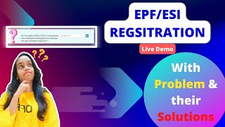 EPF/ESI Registration Procedure for Employer | Registration on Shram Suvidha  |  All errors resolved
