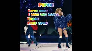 @piperjerman8861 #taylorsversion #erastour #taylorswift #midnights #theerastour #1989 #redtv