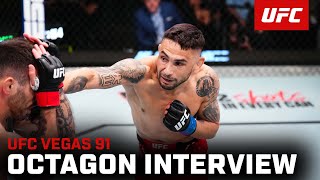 Alex Perez Octagon Interview | UFC Vegas 91