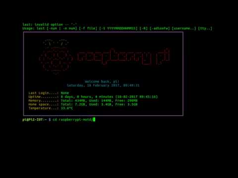 Raspberry Pi | Coole & Einfache Message of the day