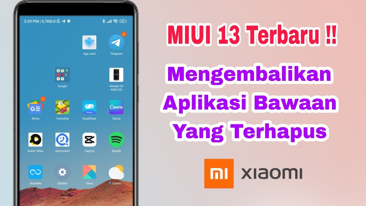 Cara Mengembalikan Aplikasi Bawaan Yang Terhapus Di Hp Xiaomi Miui 13 ...