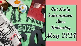 Cat Mom Life | Cat Lady Subscription Box Unboxing May 2024