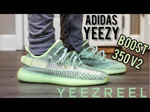 yeezy 350 yeezreel on feet