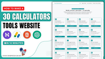 30+ Calculator Tools Website in WordPress | No Coding Needed🚀