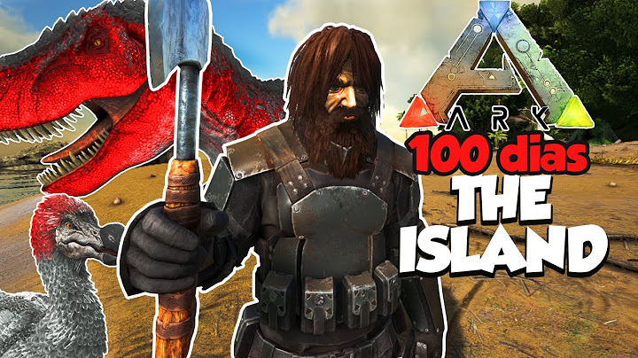 SOBREVIVI 100 DIAS no THE ISLAND em ARK SURVIVAL EVOLVED!