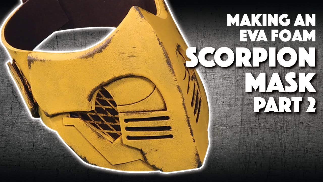 Маска из ЭВА пена. Making Scorpions Mask. Маска скорпион песни