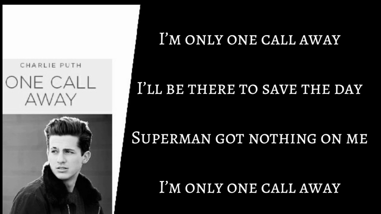 One Call Away Lyrics 中文 Zhewang