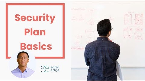 Security in Minutes: Security Plan Basics