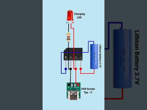 how to make 3.7v battery charger #shorts #diy #electronics