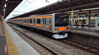 209系 八トタ82編成 中野駅到着～発車 '19.04.14