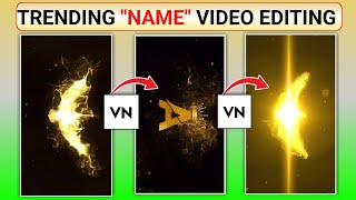 Instagram Trending Name Video Editing | how to make trending reels video editing || VN