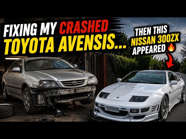 Fixing My Crashed Toyota Avensis… Then THIS Nissan 300ZX Appeared