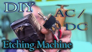 DIY AC/DC Etching Machine from a DC wall adapter